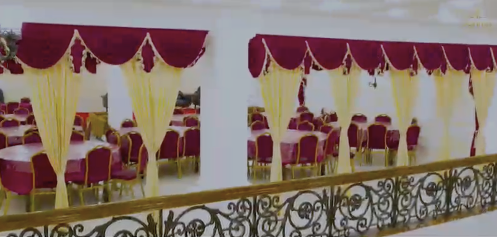 Convention hall interior view